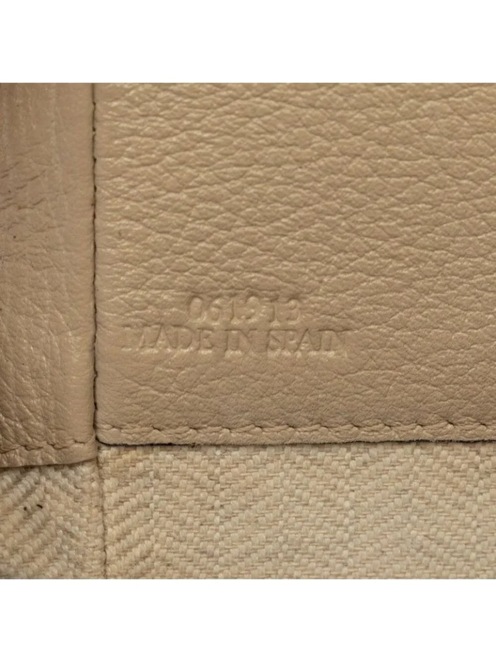 Loewe Anagram Hammock Mini 2-Way Shoulder Bag Beige Leather